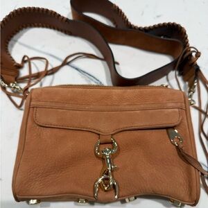 RebeccaMinkoff mini Mac with guitar strap